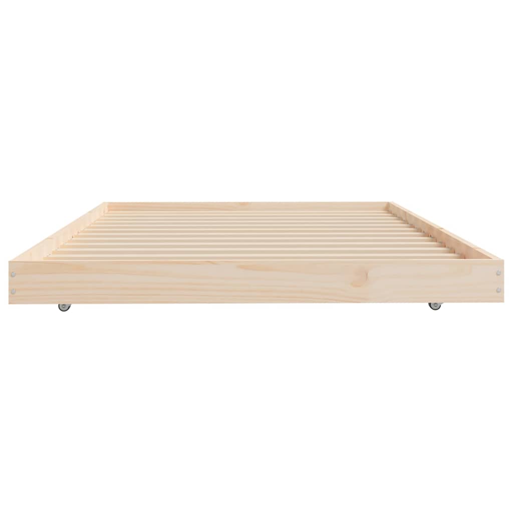 tömör fenyőfa ágy matrac nélkül 100 x 200 cm