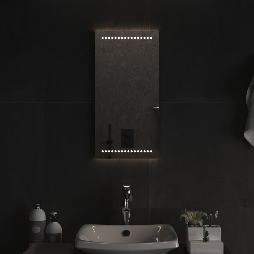 LED-es fürdőszobatükör 30x60 cm