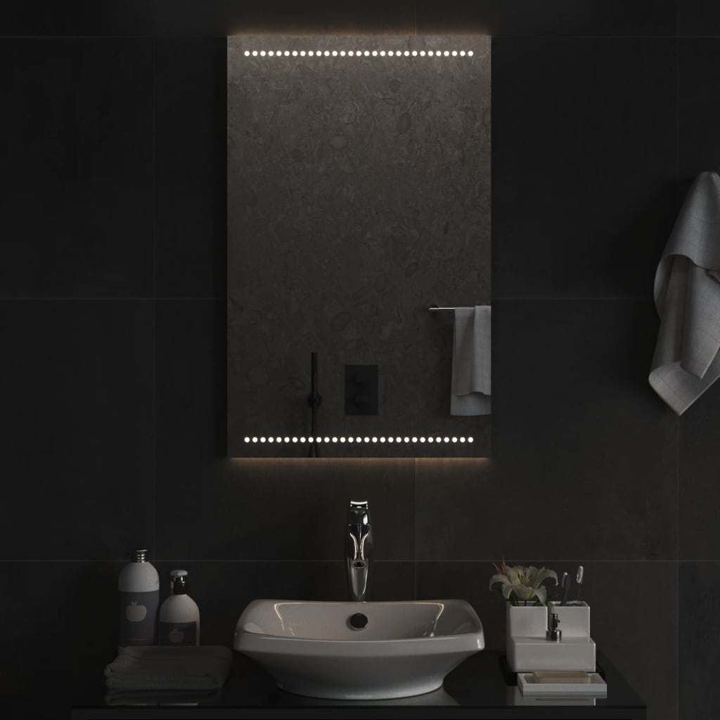 LED-es fürdőszobatükör 50x80 cm