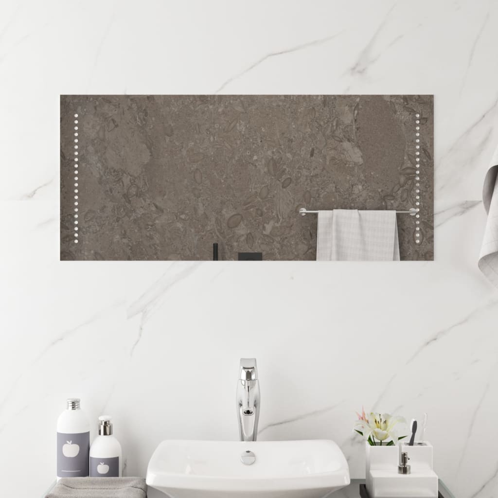 LED-es fürdőszobatükör 40x90 cm