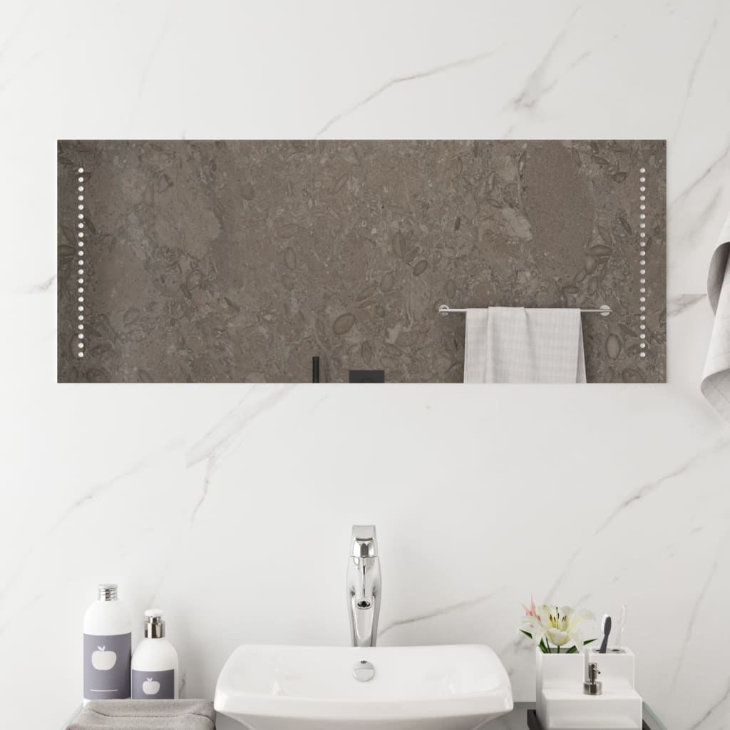 LED-es fürdőszobatükör 40x100 cm