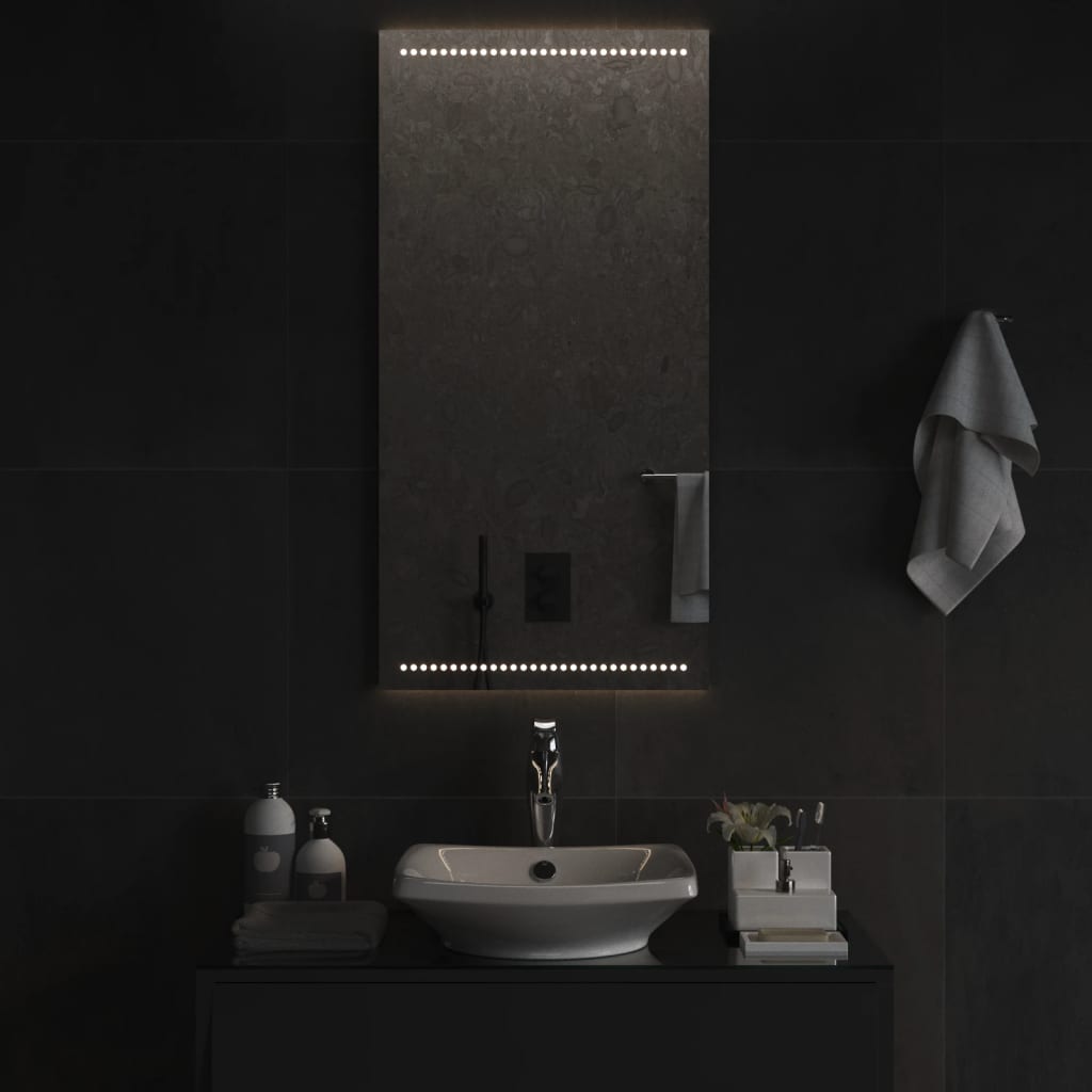 LED-es fürdőszobatükör 50x100 cm