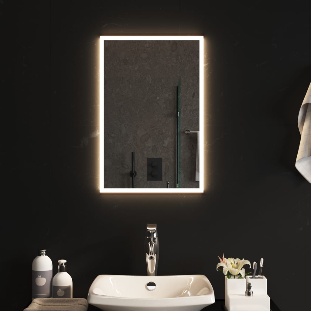 LED-es fürdőszobatükör 40x60 cm
