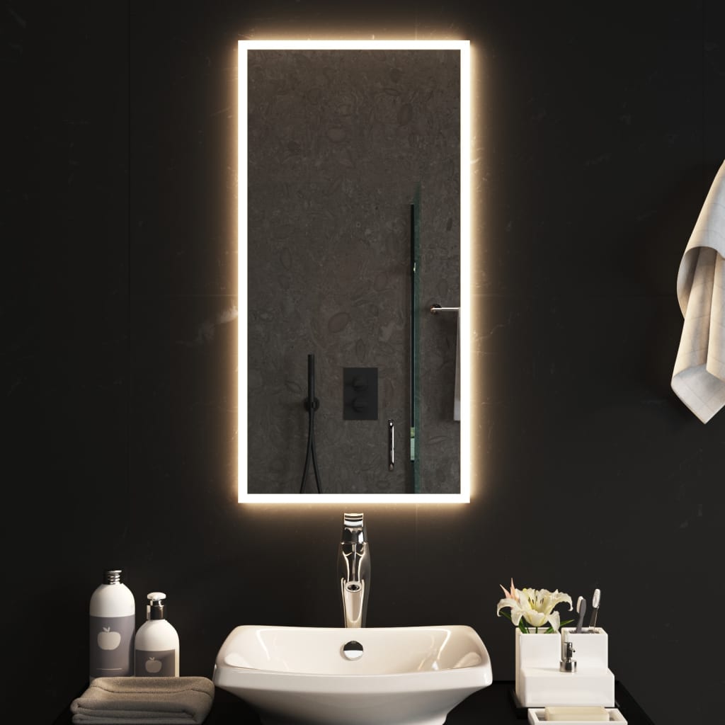 LED-es fürdőszobatükör 40x80 cm