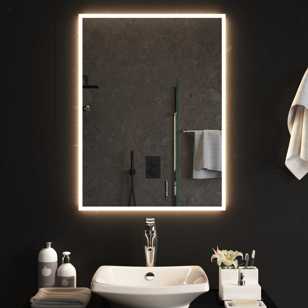 LED-es fürdőszobatükör 60x80 cm