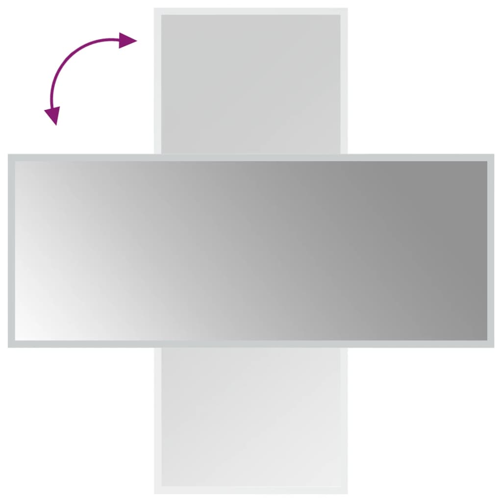 LED-es fürdőszobatükör 40x100 cm
