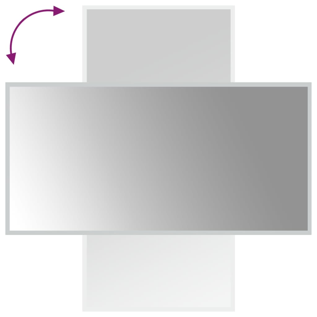 LED-es fürdőszobatükör 50x100 cm