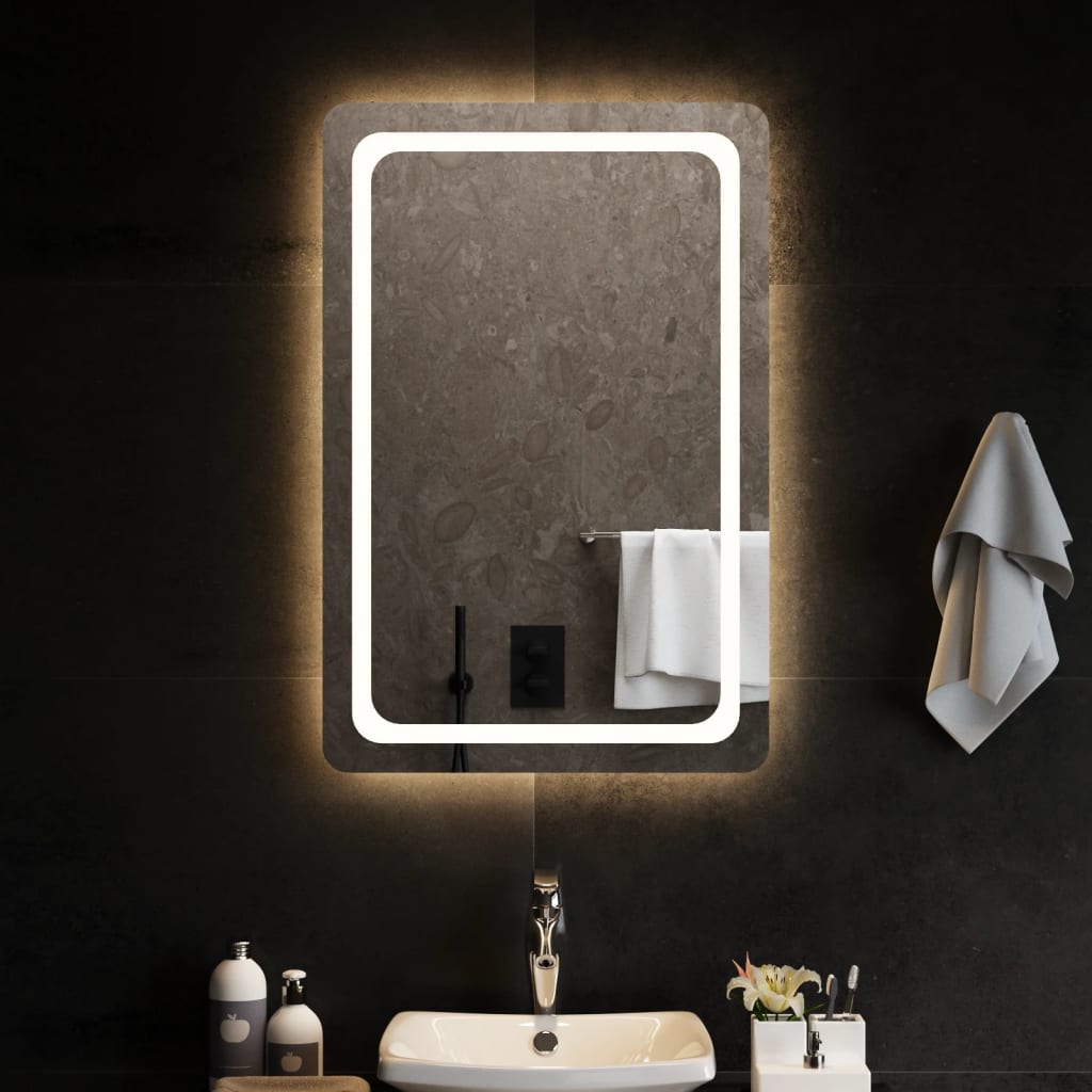 LED-es fürdőszobatükör 60x90 cm