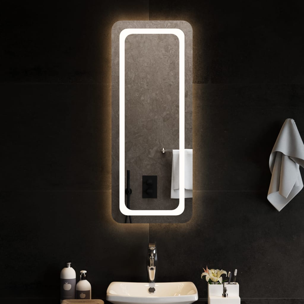 LED-es fürdőszobatükör 40x100 cm