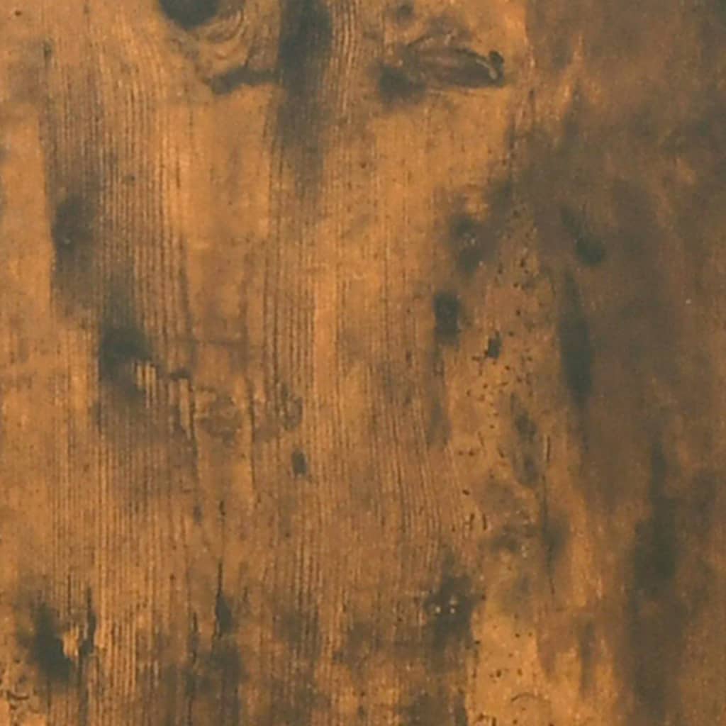 füstös tölgy színű szerelt fa fürdőszobaszekrény 30x30x95 cm