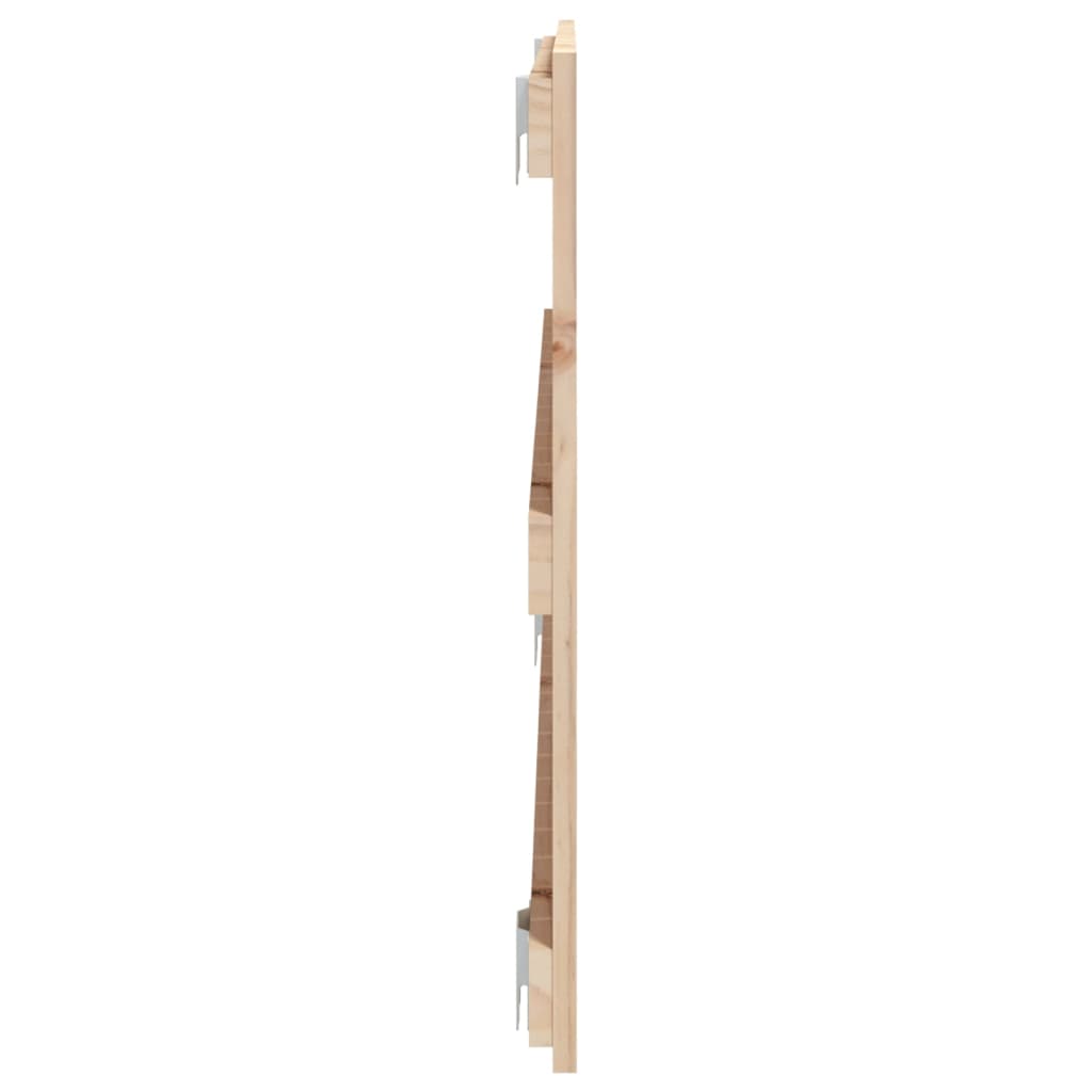 tömör fenyőfa fali fejtámla 108 x 3 x 60 cm