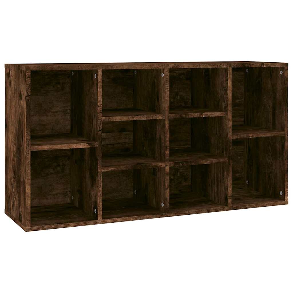 füstös tölgy színű szerelt fa cipőtároló pad 103x30x55 cm