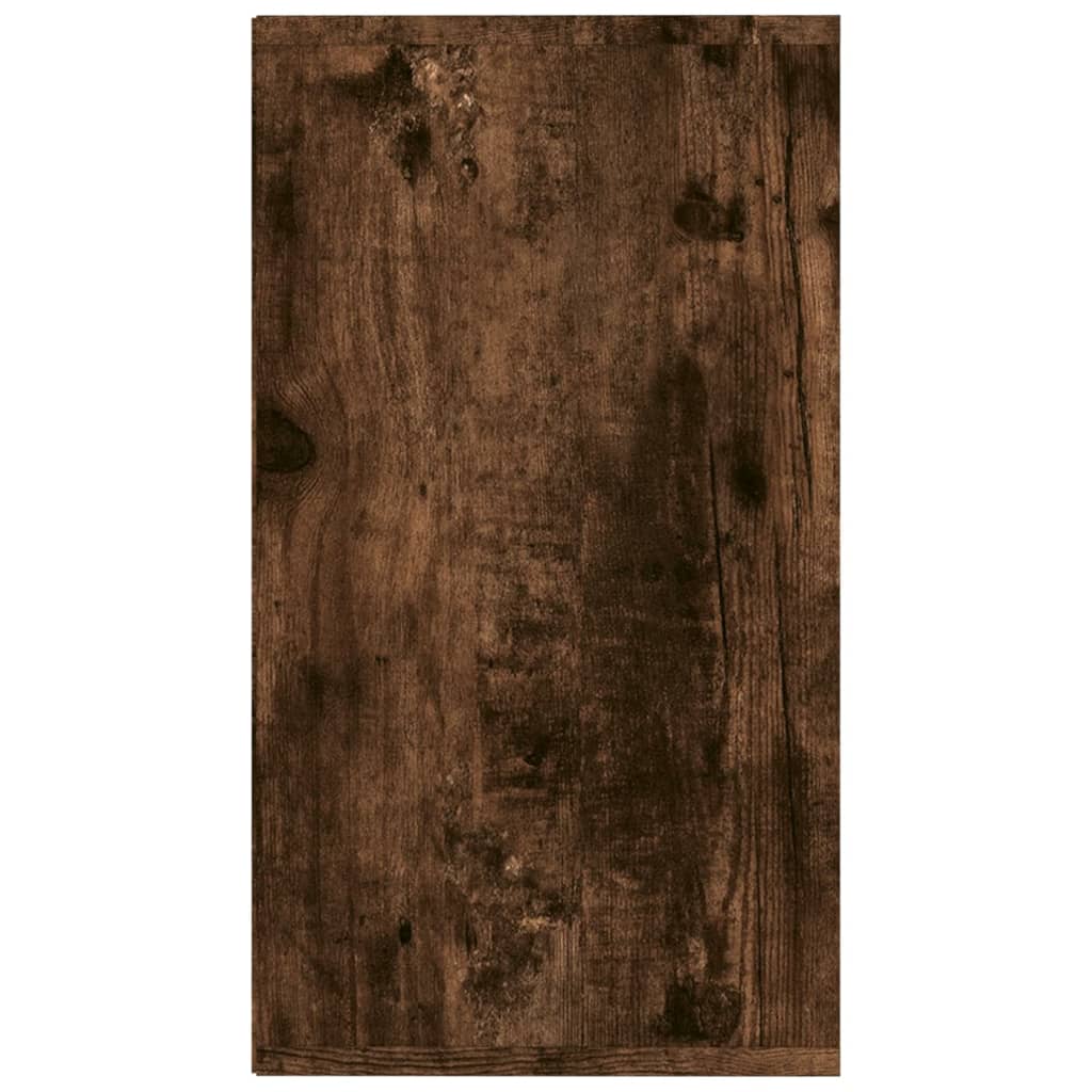 füstös tölgy színű szerelt fa cipőtároló pad 103x30x55 cm