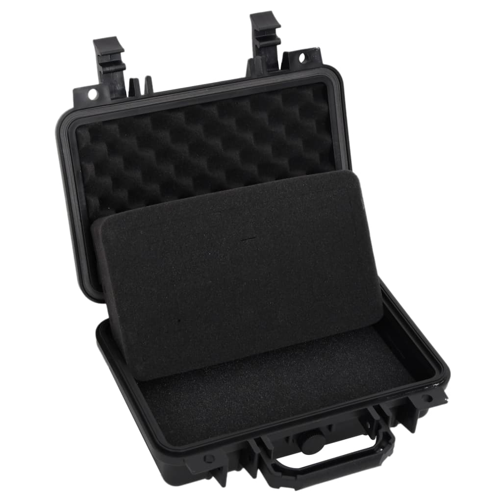 fekete PP hordozható repülős tok 30x22x10 cm