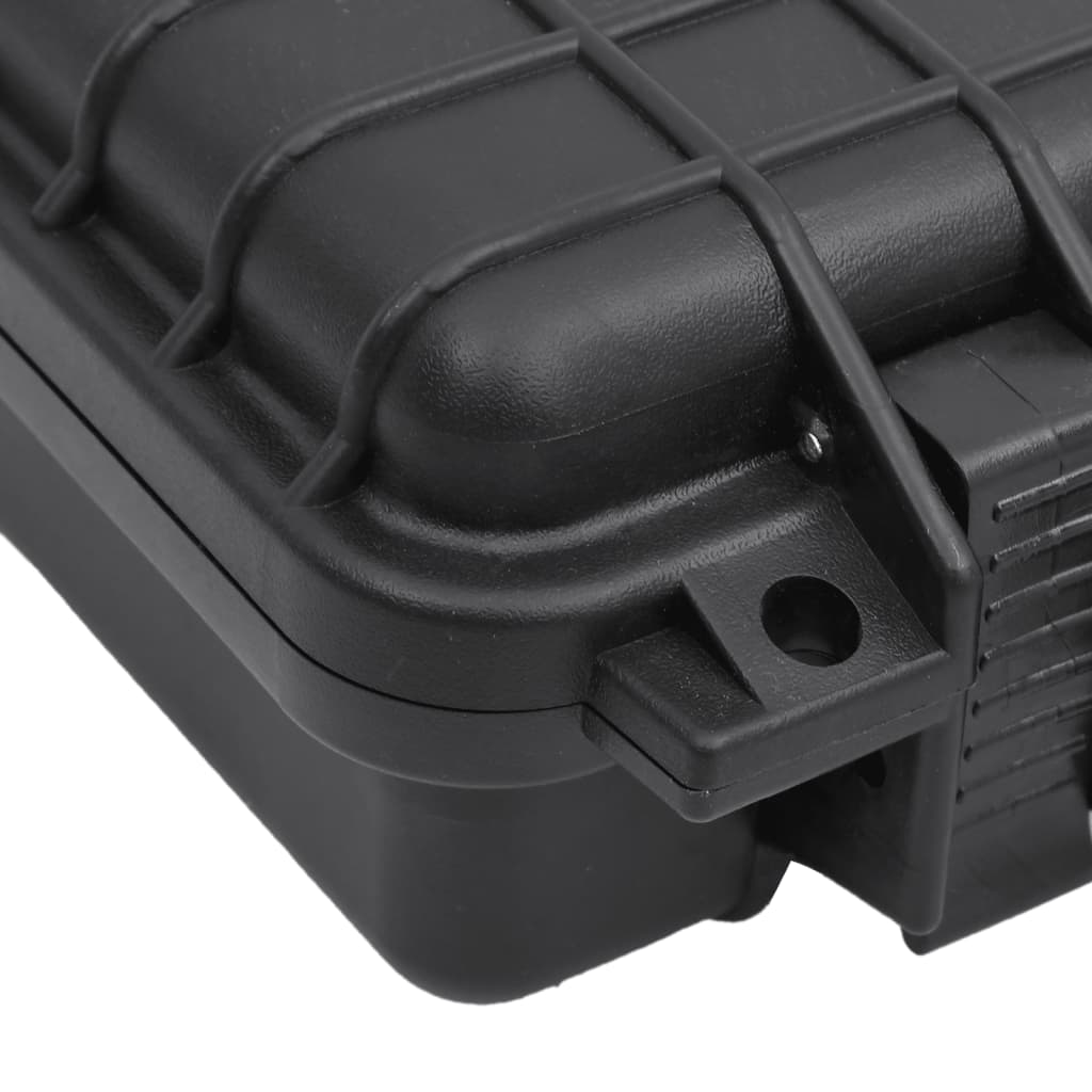 fekete PP hordozható repülős tok 30x22x10 cm