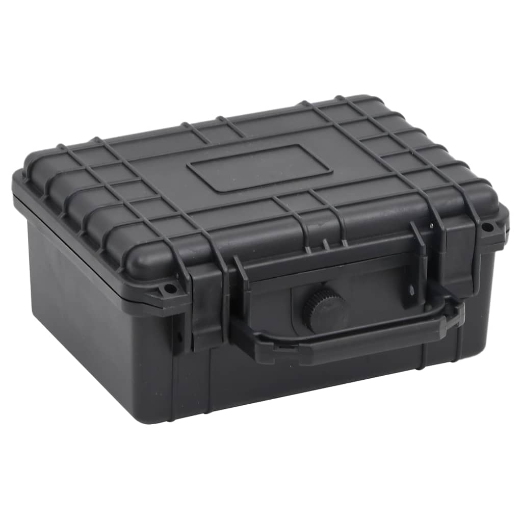 fekete PP hordozható repülős tok 24 x 19 x 11 cm