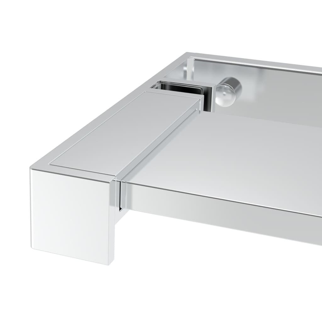 króm alumínium zuhanypolc walk-in zuhanyfalhoz 80 cm
