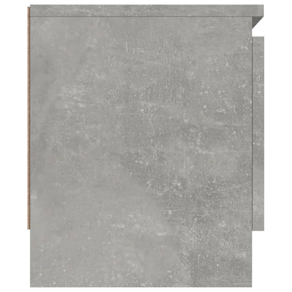 betonszürke TV-szekrény ajtóval 102 x 30 x 36 cm