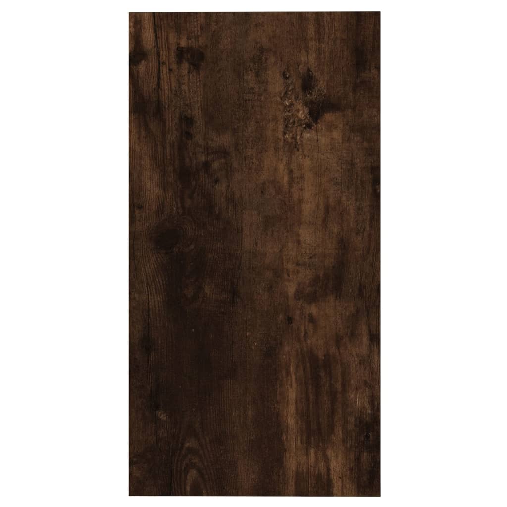 füstös tölgy színű szerelt fa kisasztal 50 x 26 x 50 cm