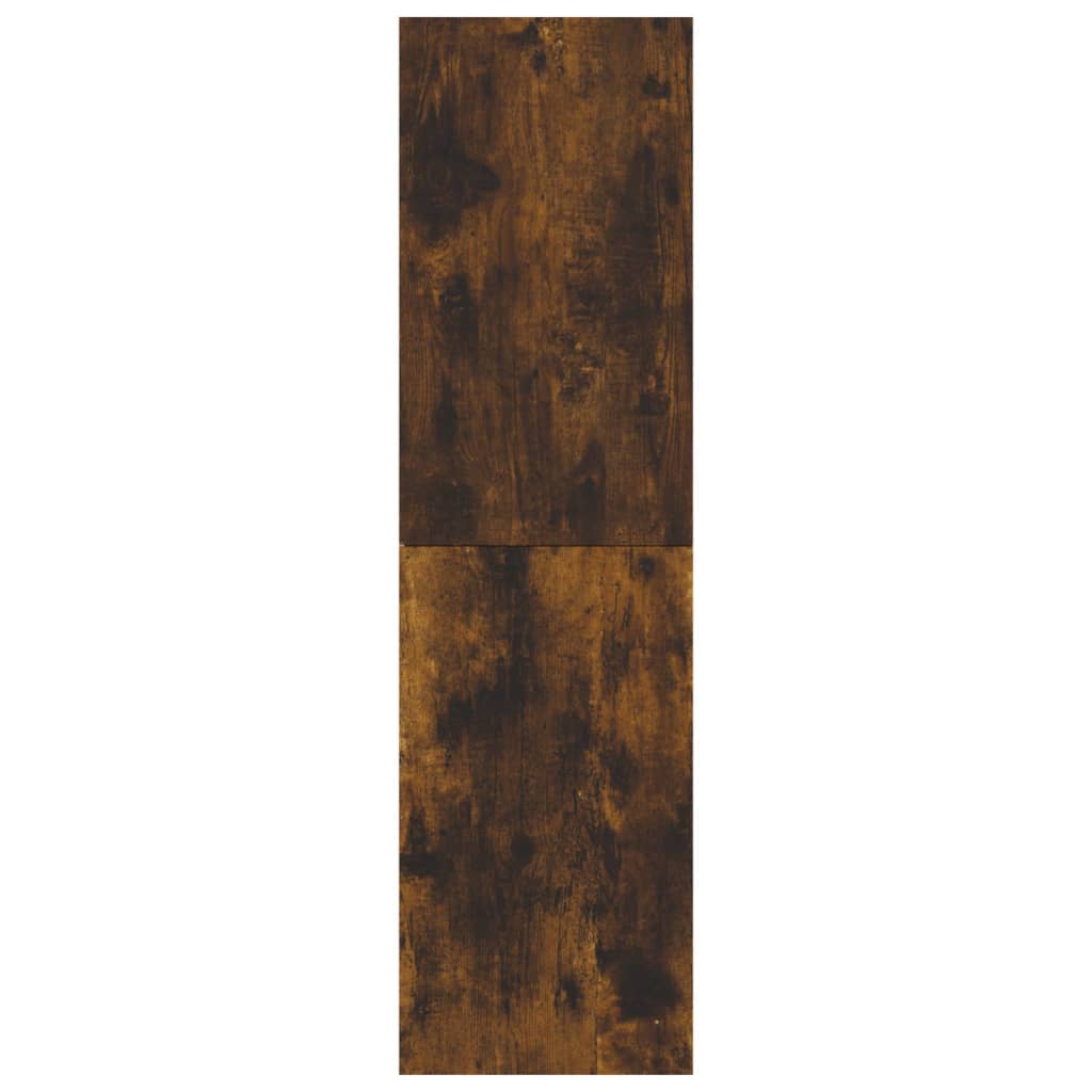 füstös tölgy színű falra szerelhető TV-szekrény 30,5x30x110 cm