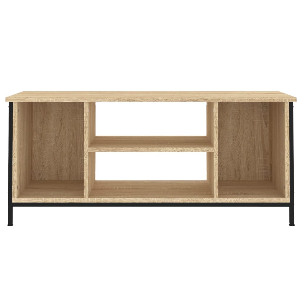 sonoma tölgyszínű szerelt fa TV-szekrény 102x35x45 cm