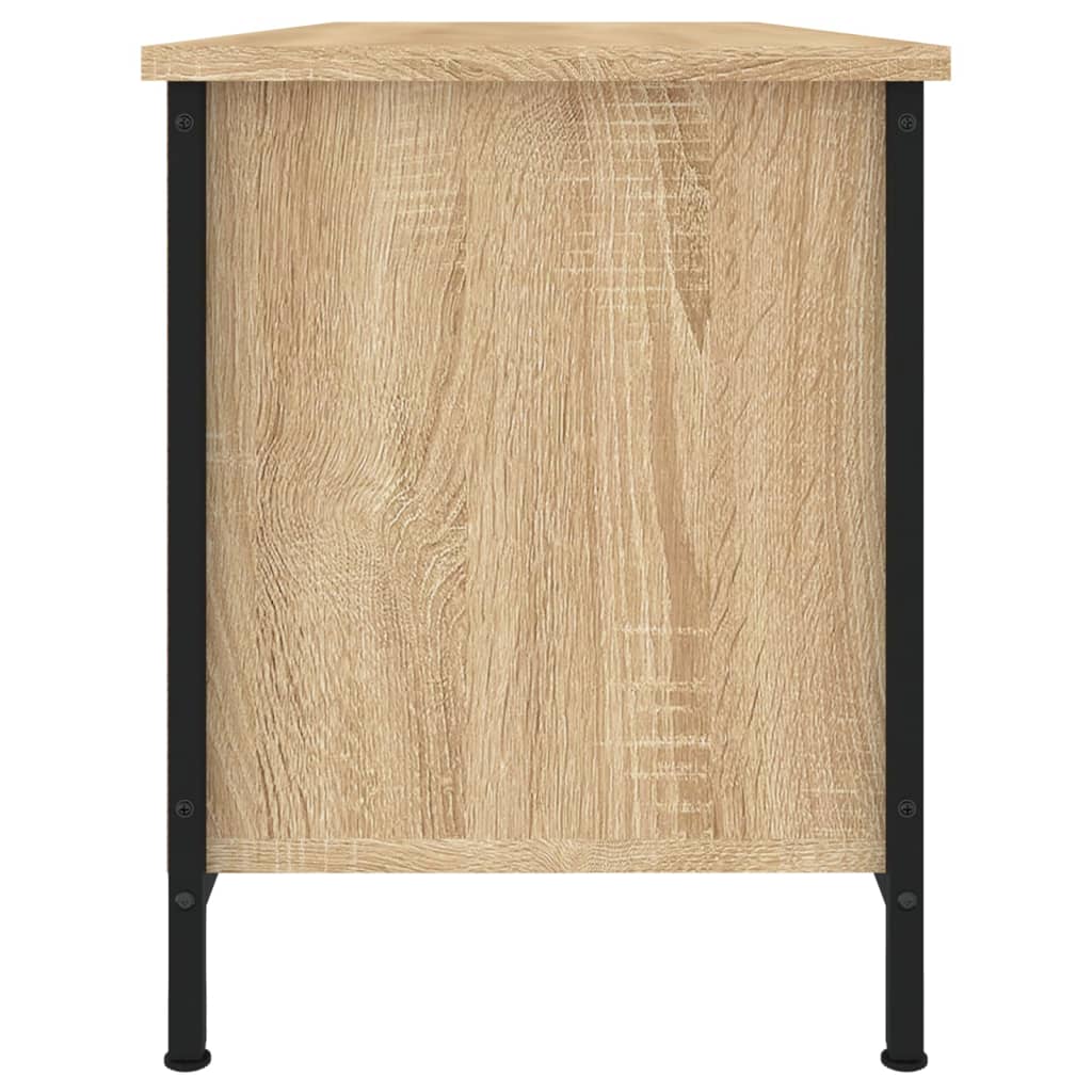 sonoma tölgyszínű szerelt fa TV-szekrény 102x35x45 cm