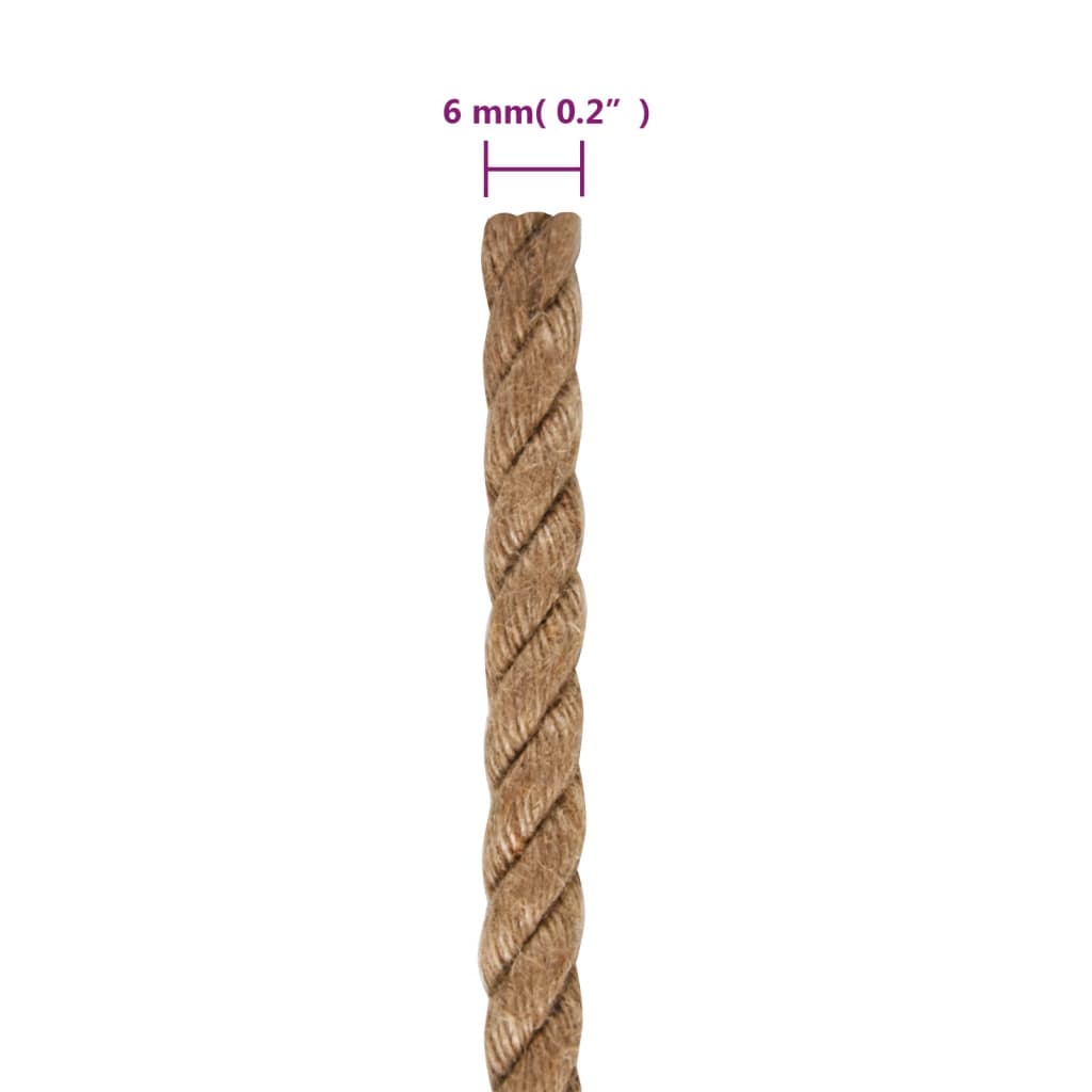 6 mm vastag jutakötél 50 m