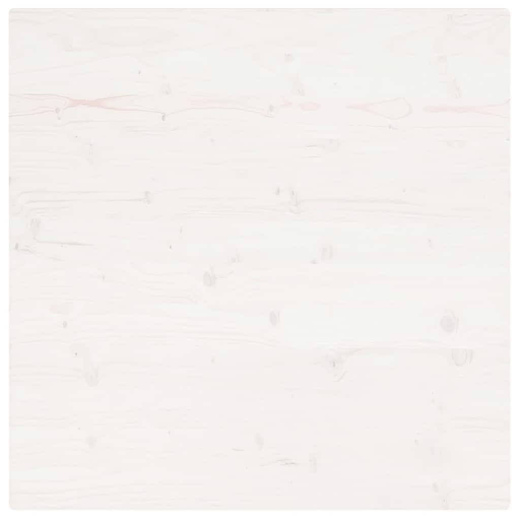 fehér tömör fenyőfa ovális asztallap 80x80x2,5 cm