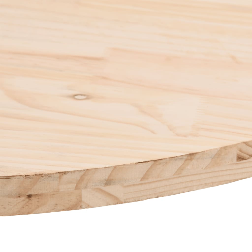 tömör fenyőfa asztallap 90 x 45 x 2,5 cm ovális