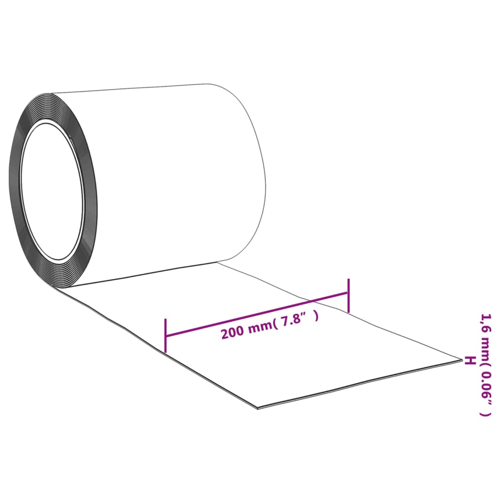 átlátszó PVC ajtófüggöny 200 mm x 1,6 mm 50 m
