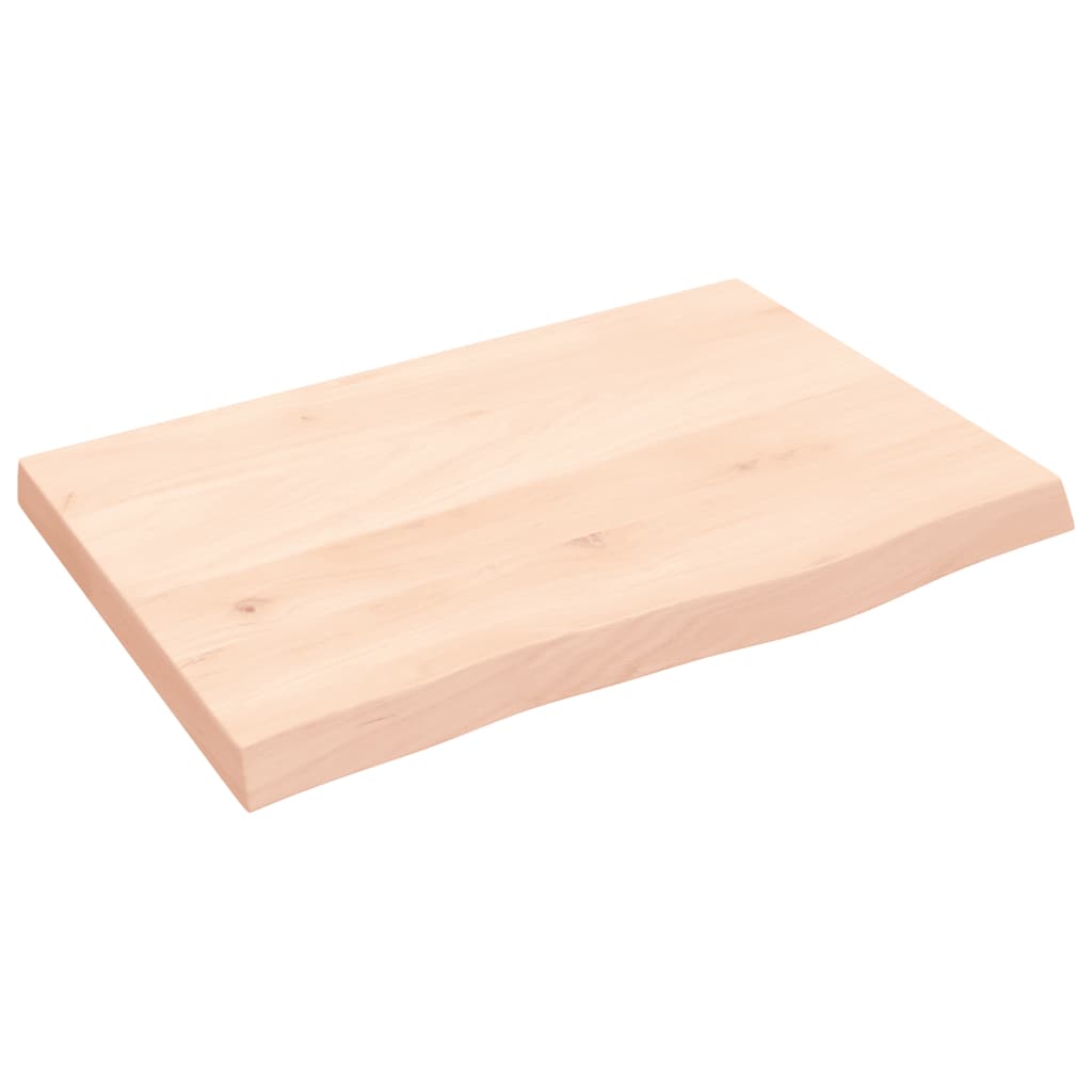 kezeletlen tömör tölgyfa asztallap 60x40x(2-4) cm