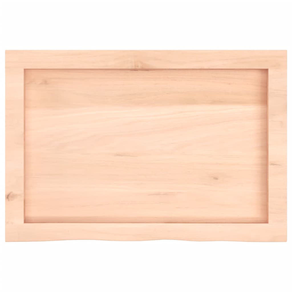 kezeletlen tömör tölgyfa asztallap 60x40x(2-4) cm