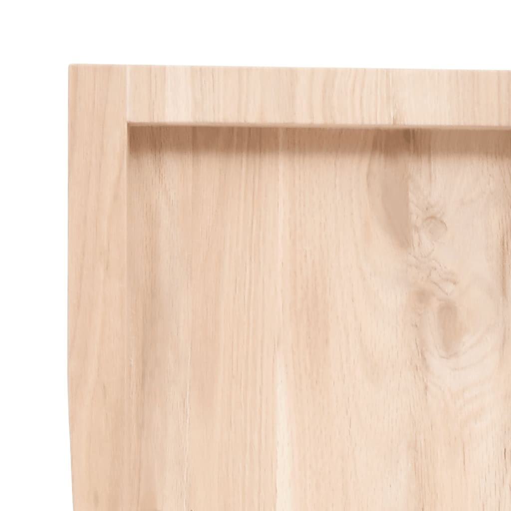 kezeletlen tömör tölgyfa asztallap 60x40x(2-4) cm