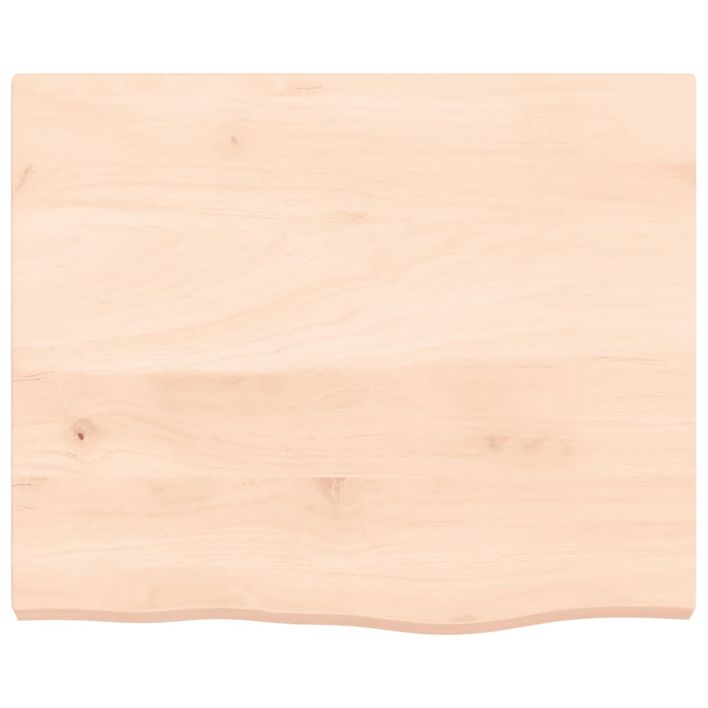 kezeletlen tömör tölgyfa asztallap 60x50x(2-4) cm