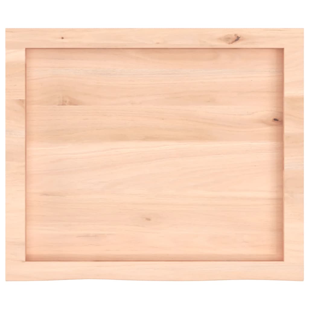 kezeletlen tömör tölgyfa asztallap 60x50x(2-4) cm
