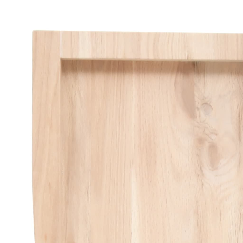 kezeletlen tömör tölgyfa asztallap 60x50x(2-4) cm
