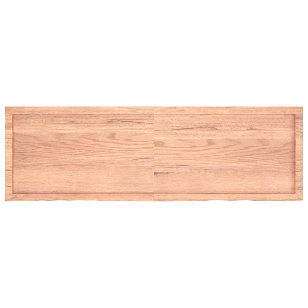 világosbarna kezelt tömör tölgyfa asztallap 160x50x(2-4) cm