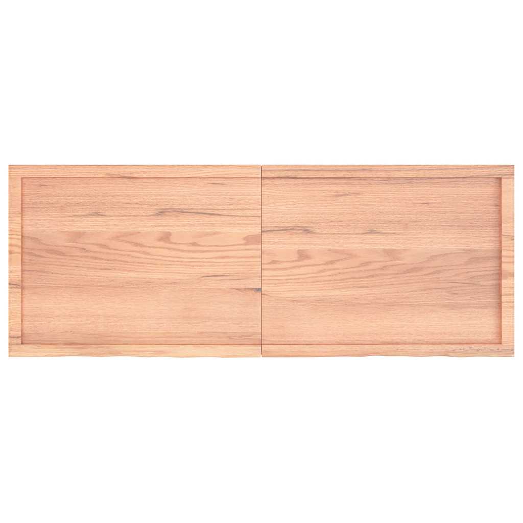 világosbarna kezelt tömör tölgyfa asztallap 160x60x(2-4) cm