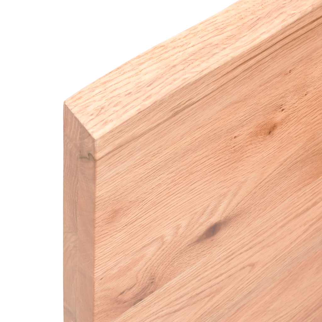 világosbarna kezelt tömör tölgyfa asztallap 180x60x(2-4) cm
