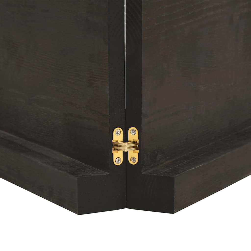 sötétbarna kezelt tömör tölgyfa asztallap 180x50x(2-6) cm