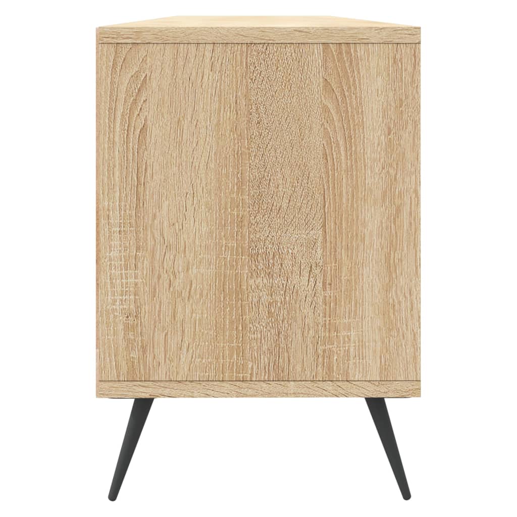 sonoma tölgy színű szerelt fa fali TV-szekrény 150x30x44,5 cm