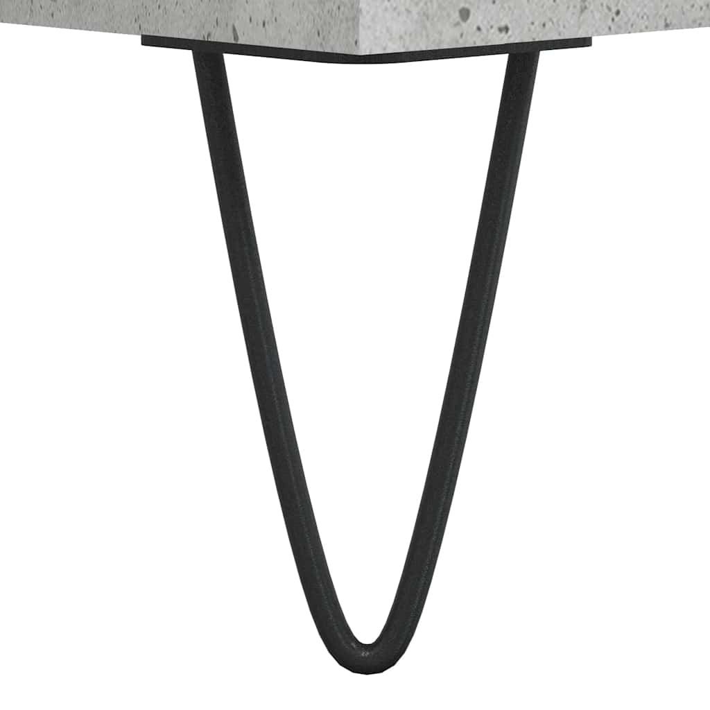 betonszürke szerelt fa fürdőszobaszekrény 65 x 33 x 60 cm