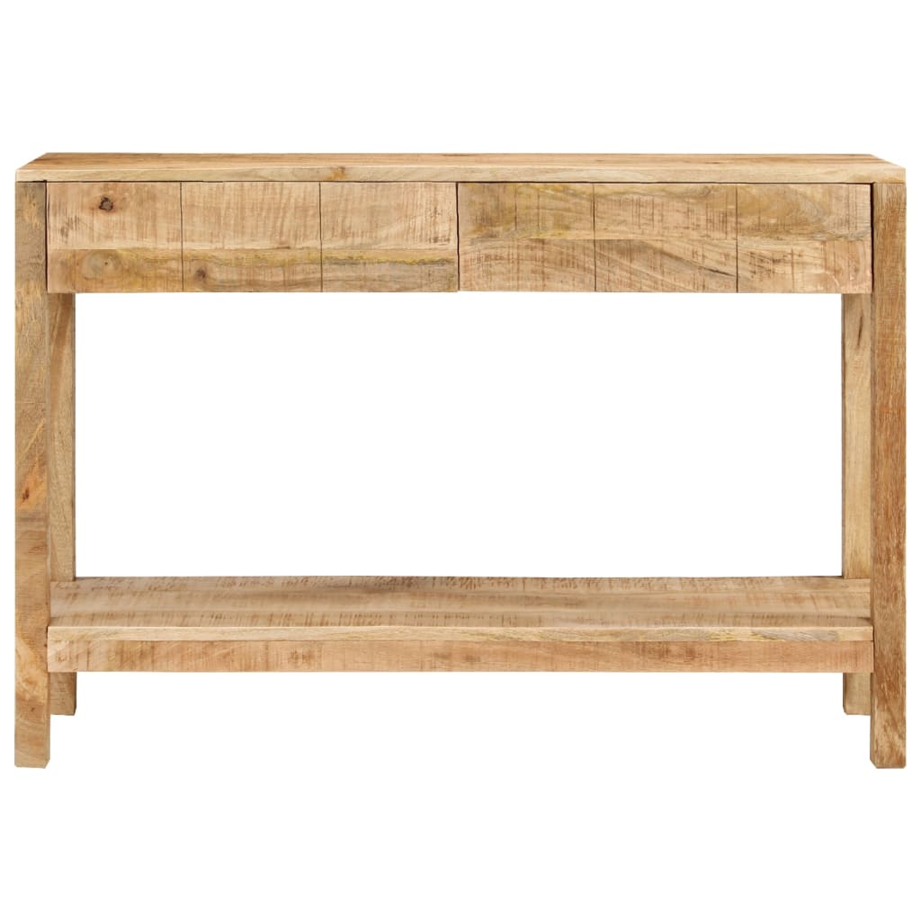 tömör mangófa tálalóasztal 2 fiókkal 110 x 35 x 75 cm
