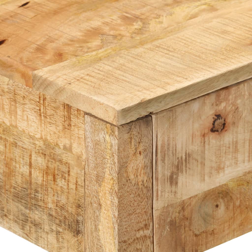 tömör mangófa tálalóasztal 2 fiókkal 110 x 35 x 75 cm