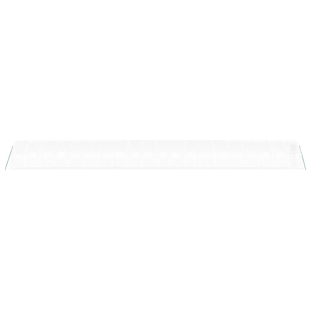 fehér acélvázas melegház 60 m² 20x3x2 m