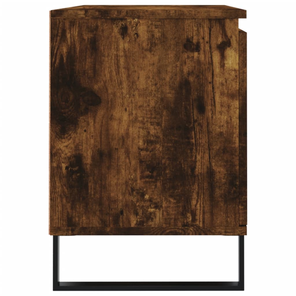 füstös tölgy színű szerelt fa TV-szekrény 104x35x50 cm