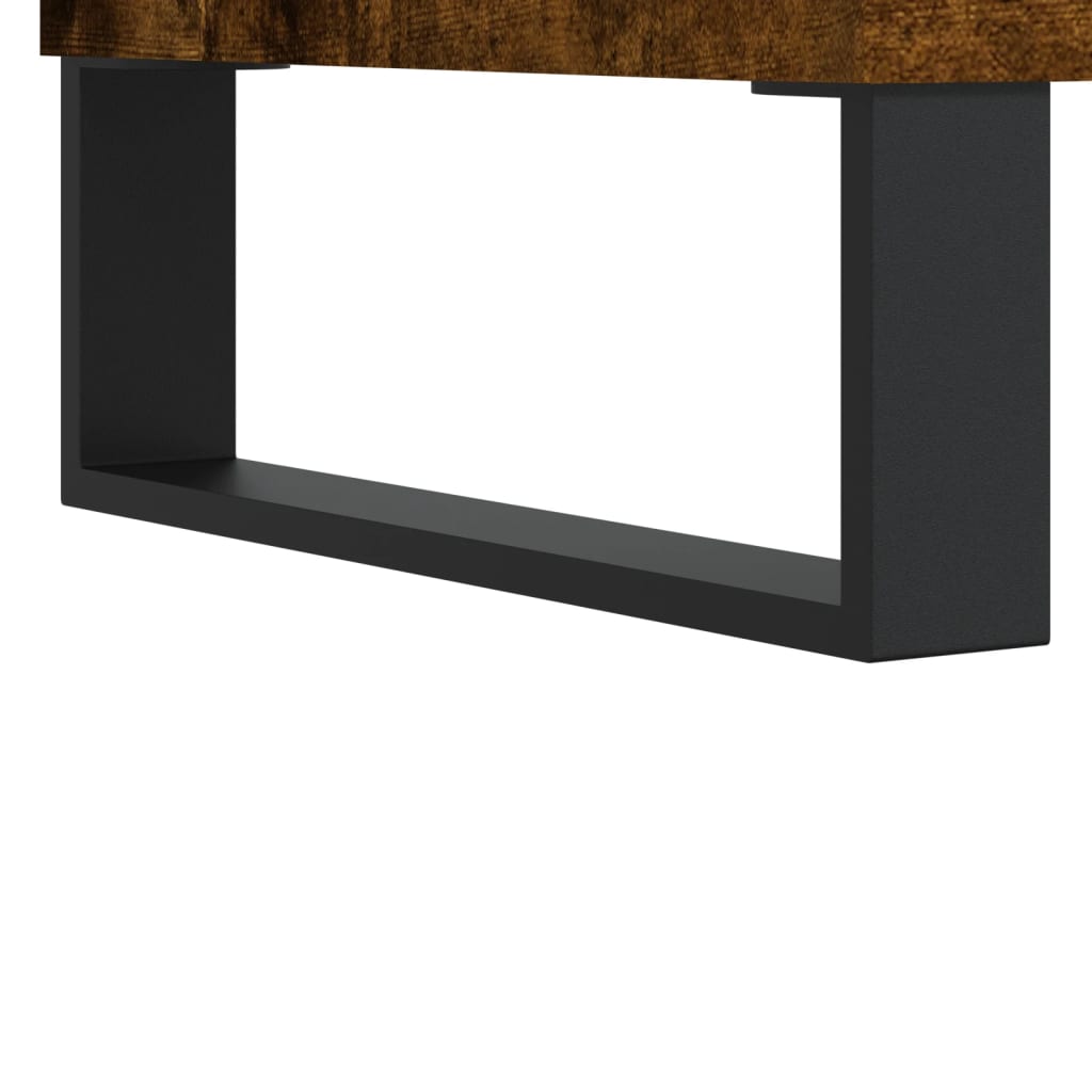füstös tölgy színű szerelt fa TV-szekrény 104x35x50 cm
