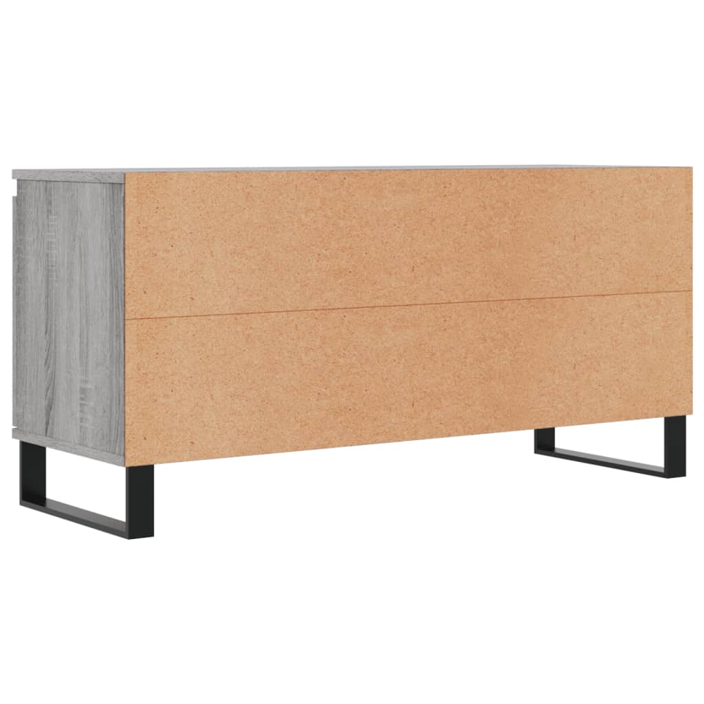 szürke sonoma színű szerelt fa TV-szekrény 104x35x50 cm