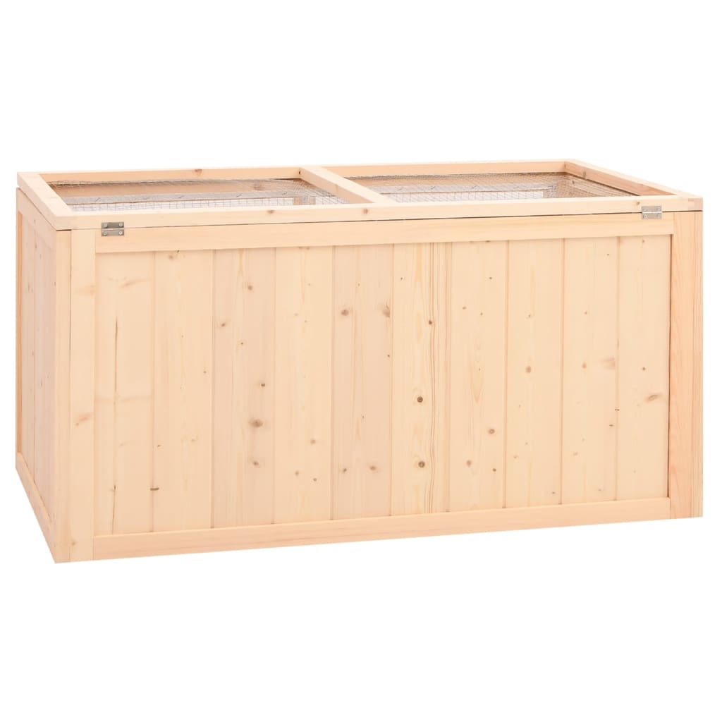 tömör fenyőfa hörcsögketrec 104 x 52 x 54 cm