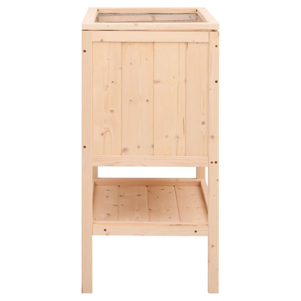 tömör fenyőfa hörcsögketrec 55 x 40 x 80 cm